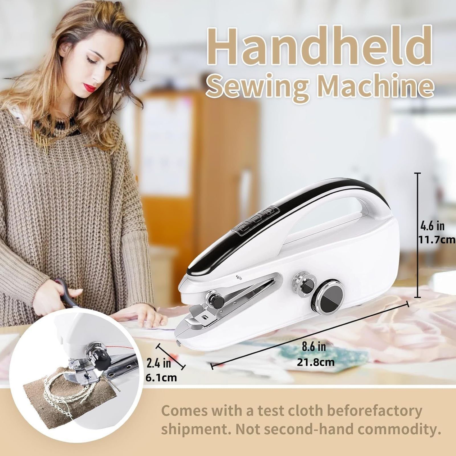 High Quality Sewing Machine Multi-fabric Compatibility Convenient Portability