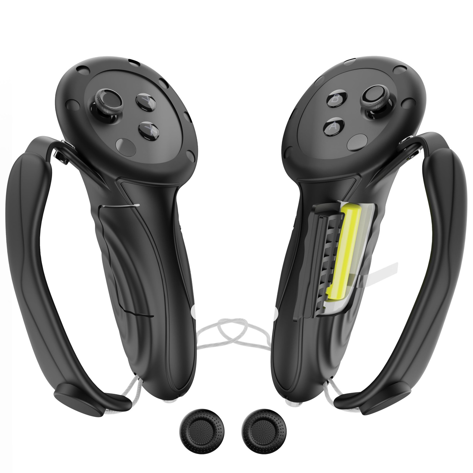 Extended Handle Controller Grips Cover for Quest 3S/Meta Quest 3 VR Accessori...