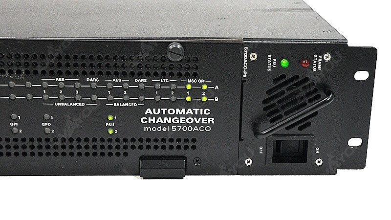 Evertz 5700ACO Automatic Changeover for 5700 IP Master Sync and Clock Generator
