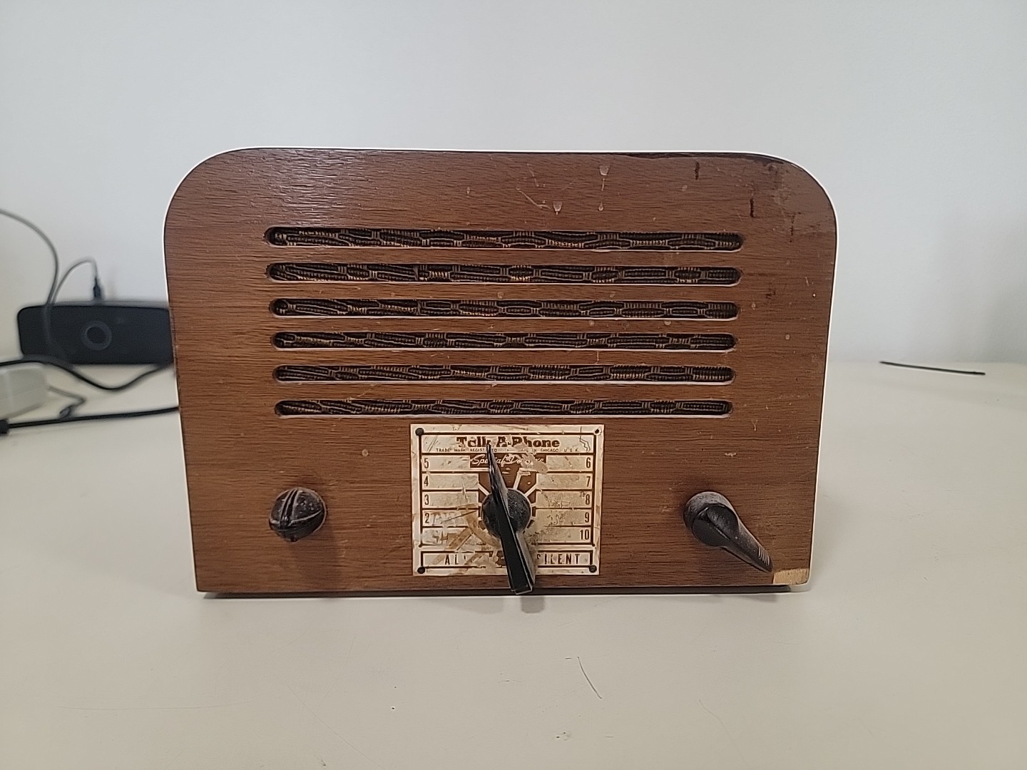 Vintage Talk-A-Phone Intercom Master Unit; Model KR-4010