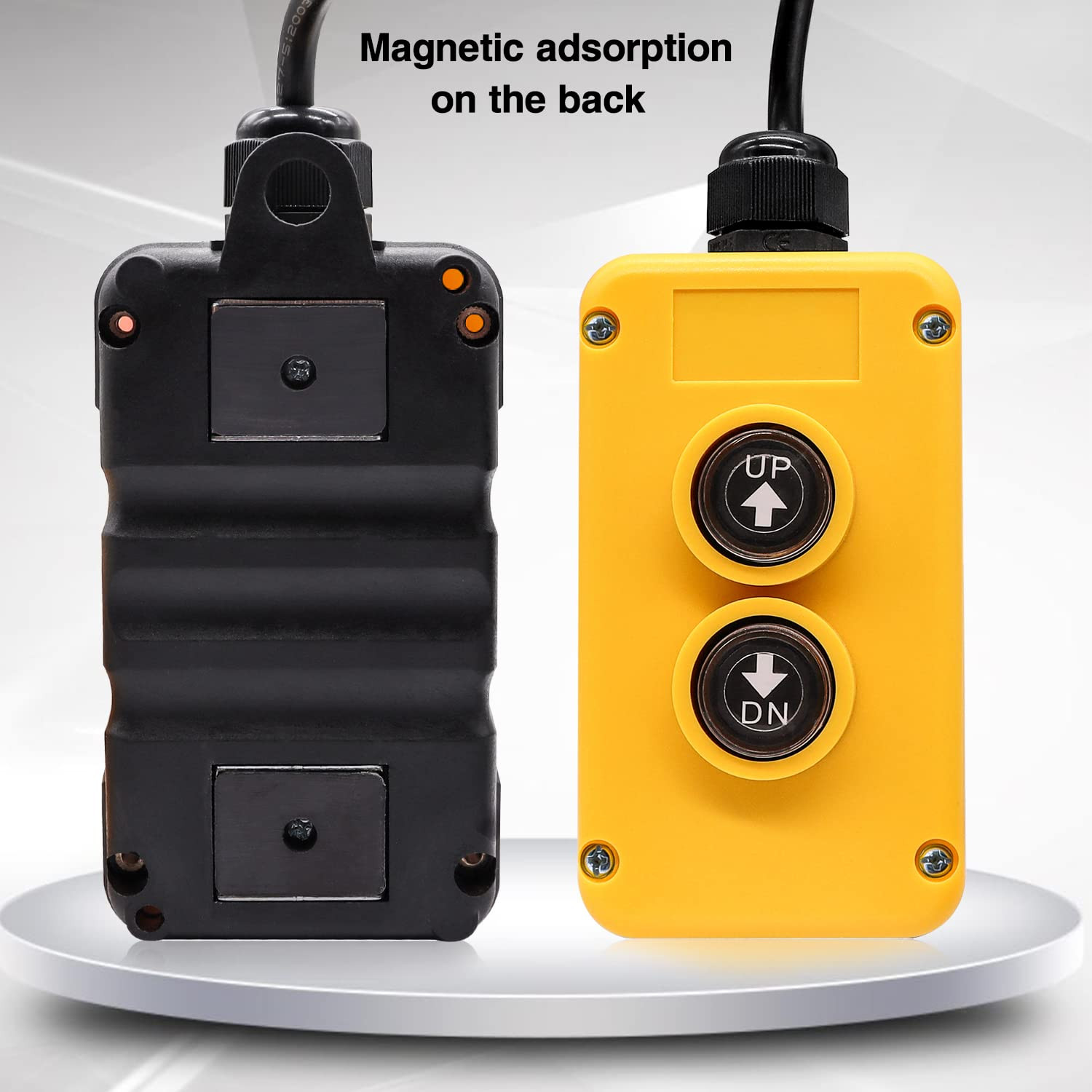 4 Wire Dump Trailer Remote Control Switch 12V DC - Industrial Pushbutton Up Down