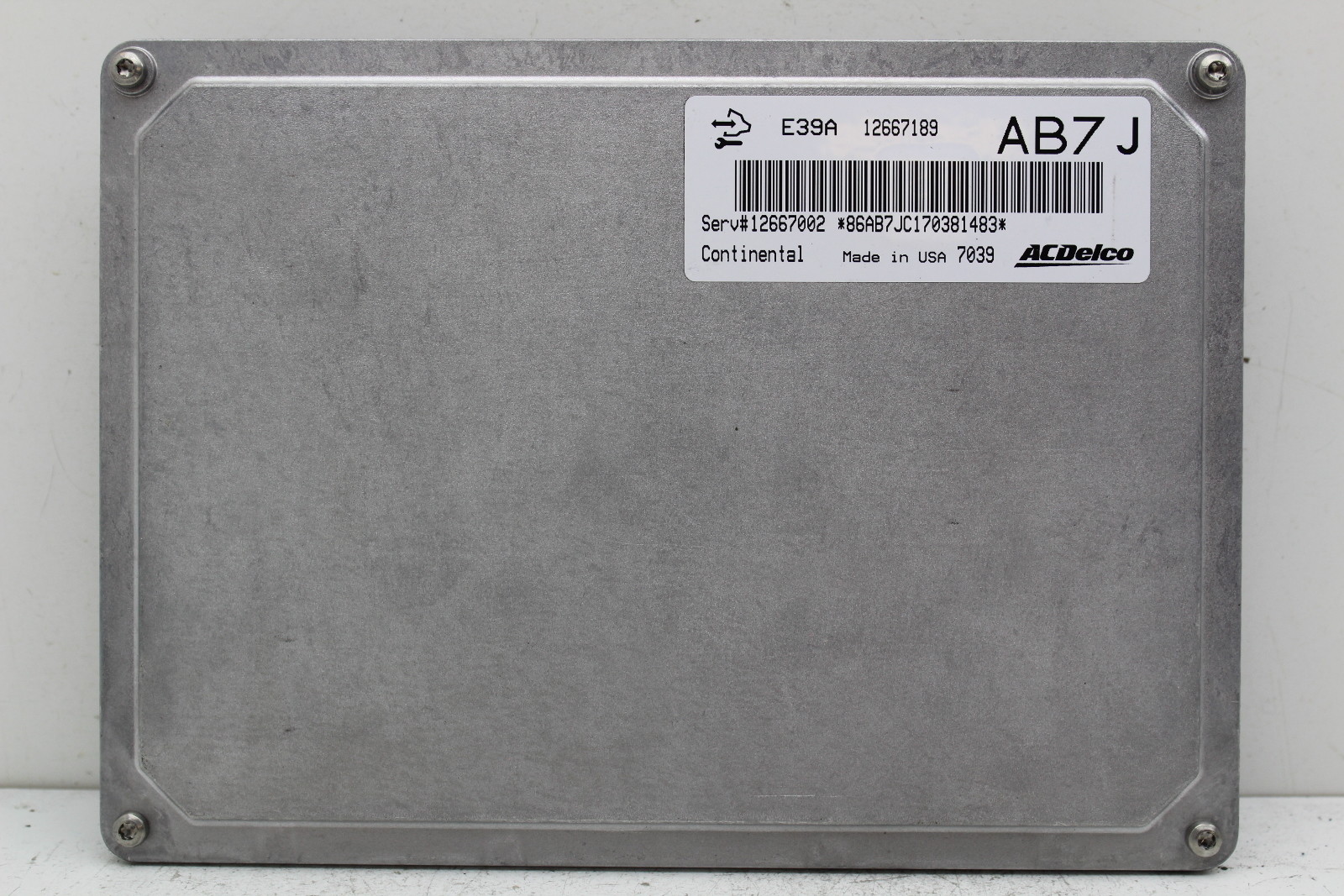 17 Buick Regal 12667002 Computer Brain Engine Control ECU ECM EBX Module