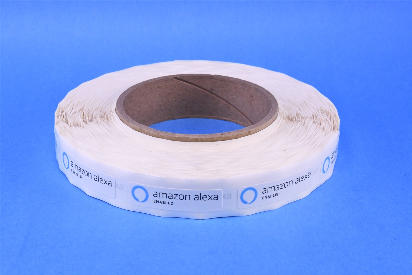 250 Amazon Alexa ENABLED Stickers 1.5" x .5"