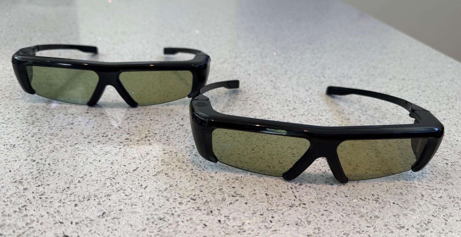 Set of 2 Samsung 3D Active Glasses V57 Model SSG-3100GB Black