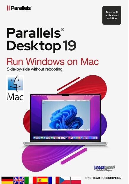 Parallels Desktop 19 Standard for Mac Full Version 1 Year DE/ML Download NEW