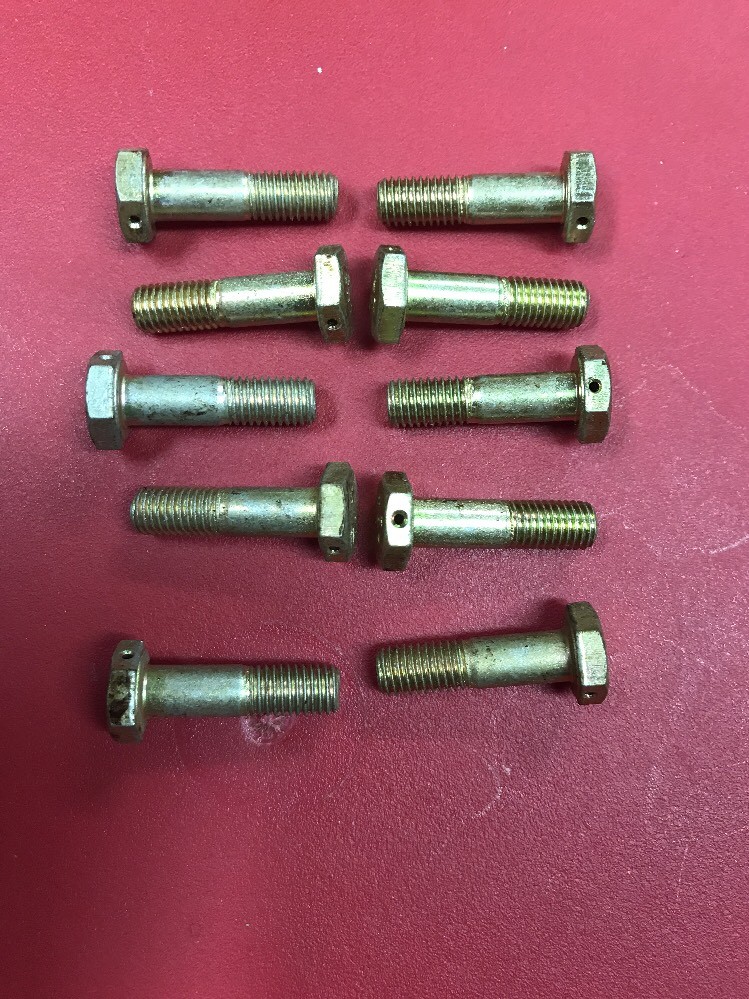 10 Hex Head 1/4-28 X 15/16" Aircraft Bolts