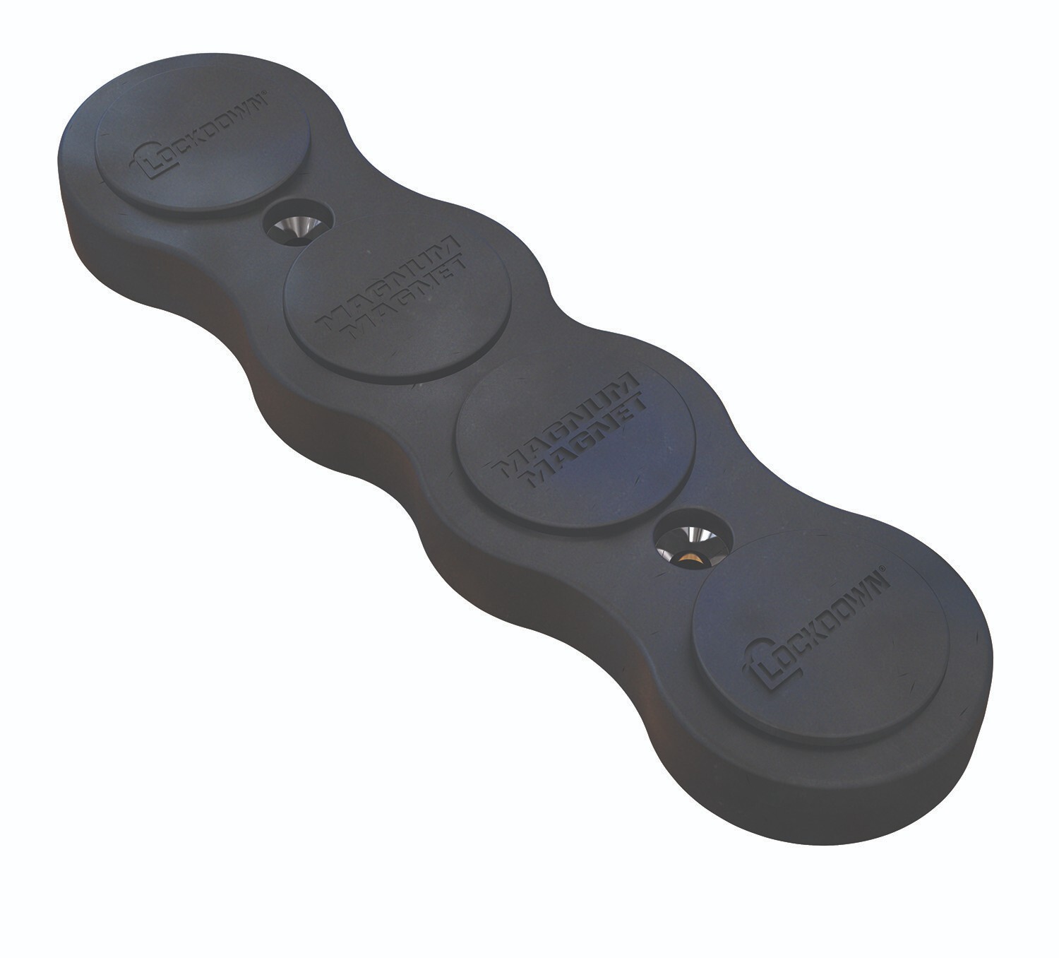 Lockdown Magnum Magnet Black Gun Non-Marring Soft Touch Overmolding - 1097608
