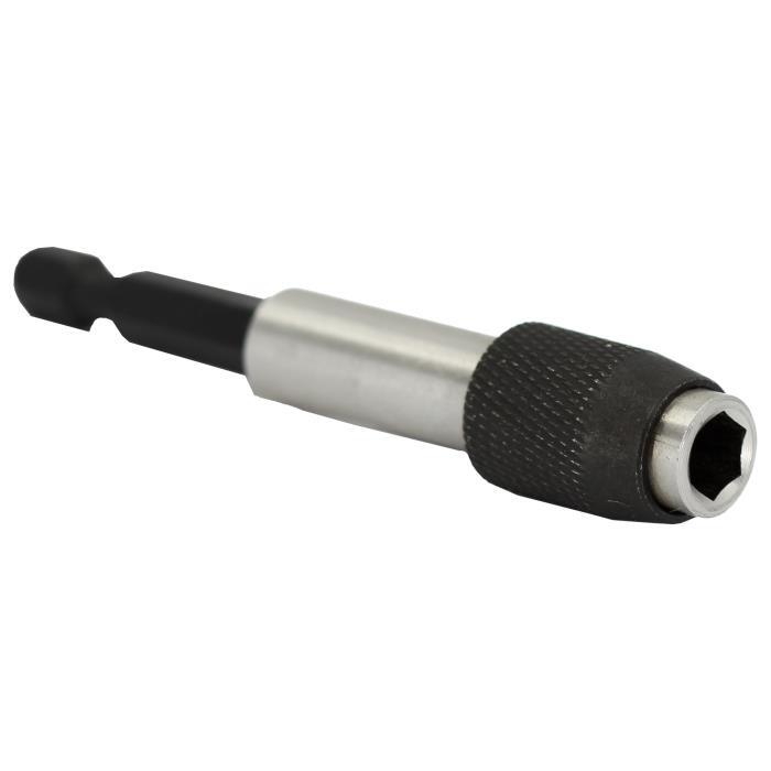 3 Quick Change Stainless Steel Magnetic Bit Holder Push Type
