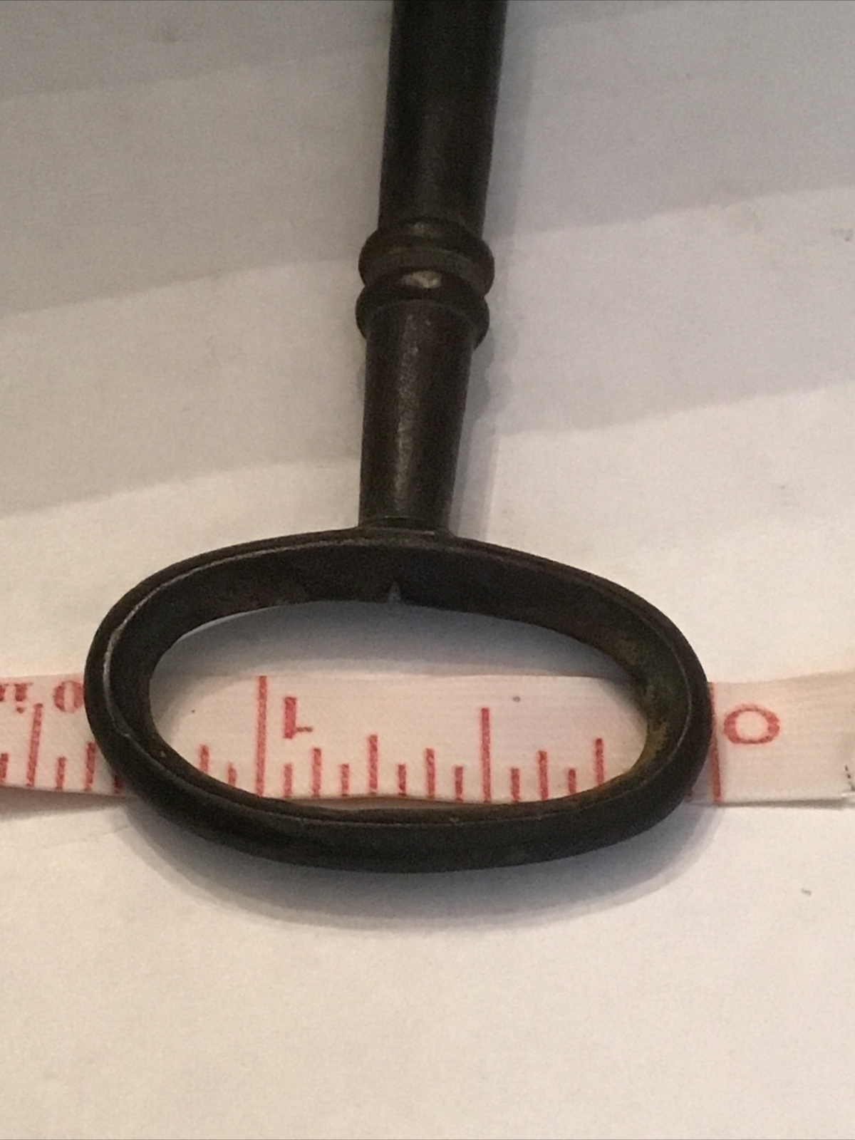 Antique Iron Skeleton Key 1.3/8” X 4.7/16” Long -Has 19.5 Marked on It.