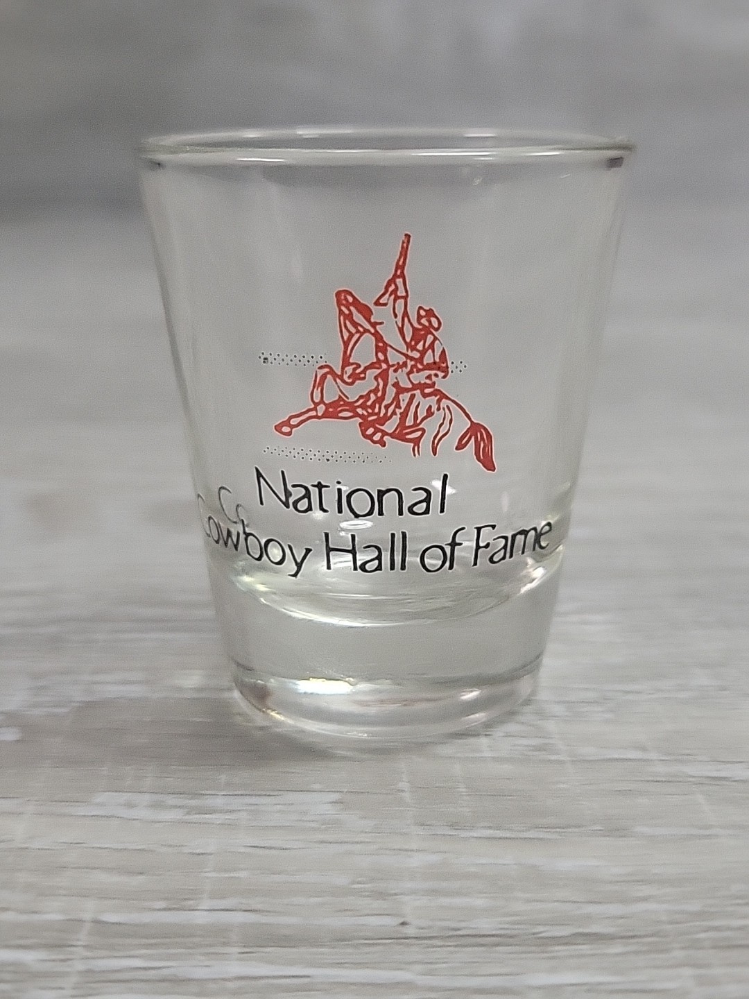 National Cowboy Hall Of Fame Shot Glass HOF
