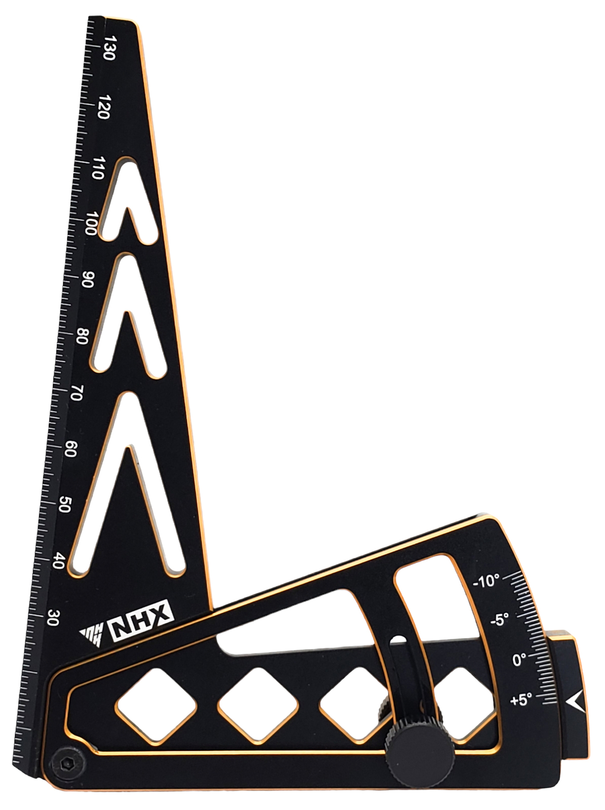 NEW NHX RC Aluminum Suspension Ride Height & Camber Gauge Tool 1/8 1/10- Gold