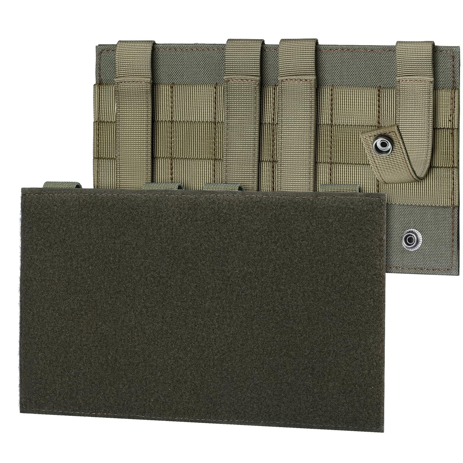 Pitozer Molle Hook&Loop Panel, Mounting Placard Platform for Hook-Backing Pou...