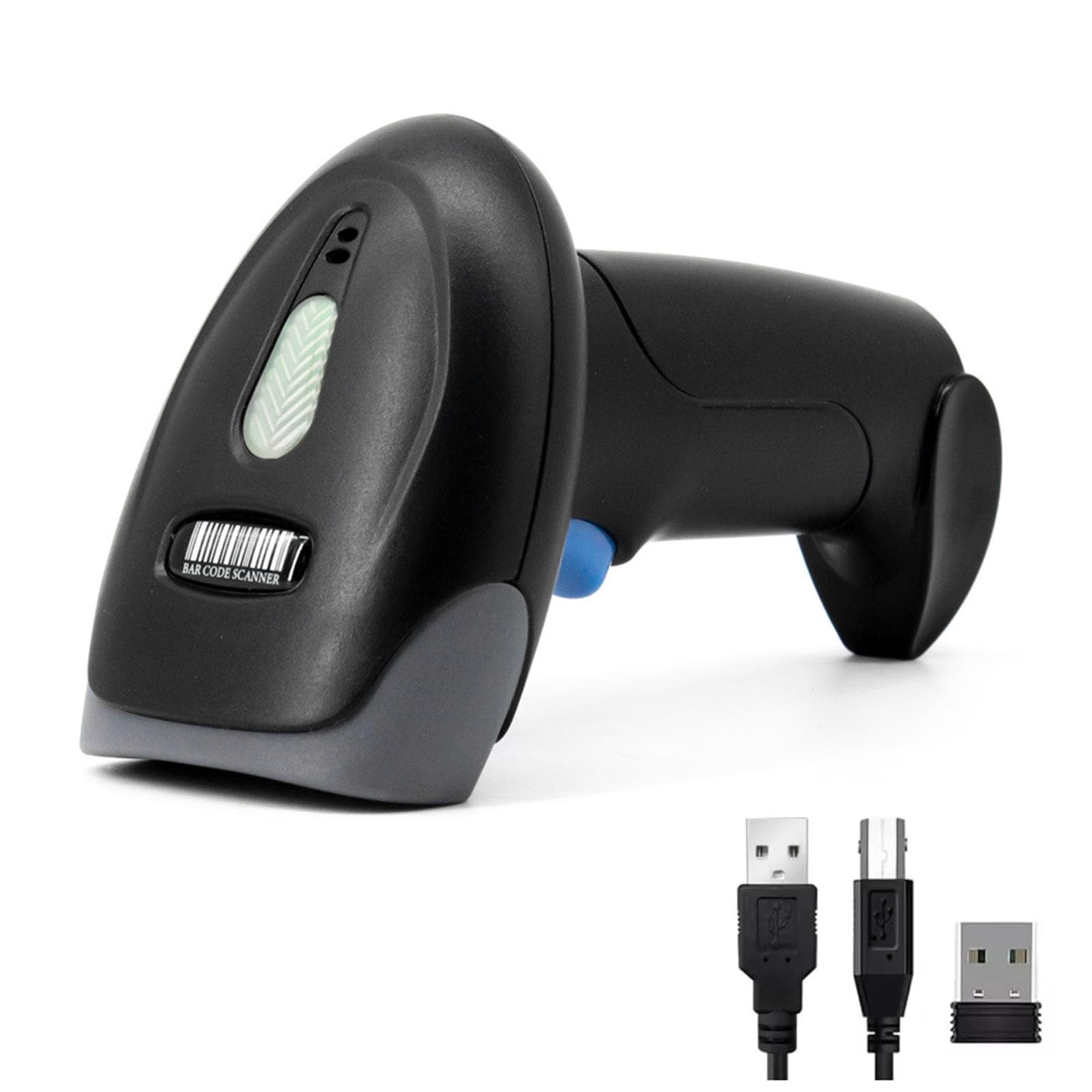 2D Wireless Bluetooth Barcode Scanner 2000mAh Handheld 1D QR Code Reader POS