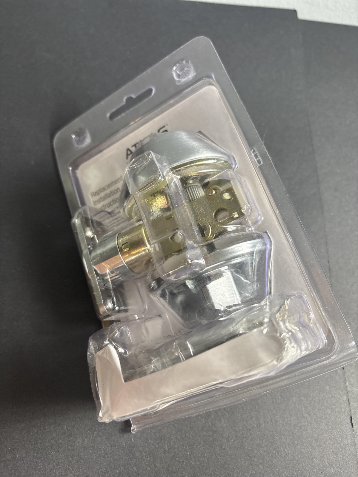 Atlas Home Security Deadbolt Single Cylinder Satin Chrome