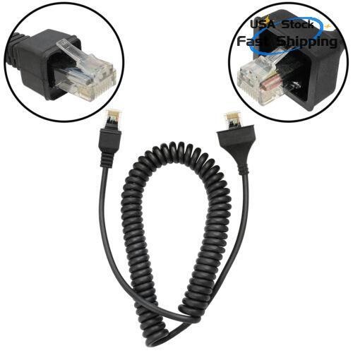 KMC-28A 8 pin RJ-45 Replacement Mic Cable Cord Compatible with MC-59 TK860 Radio