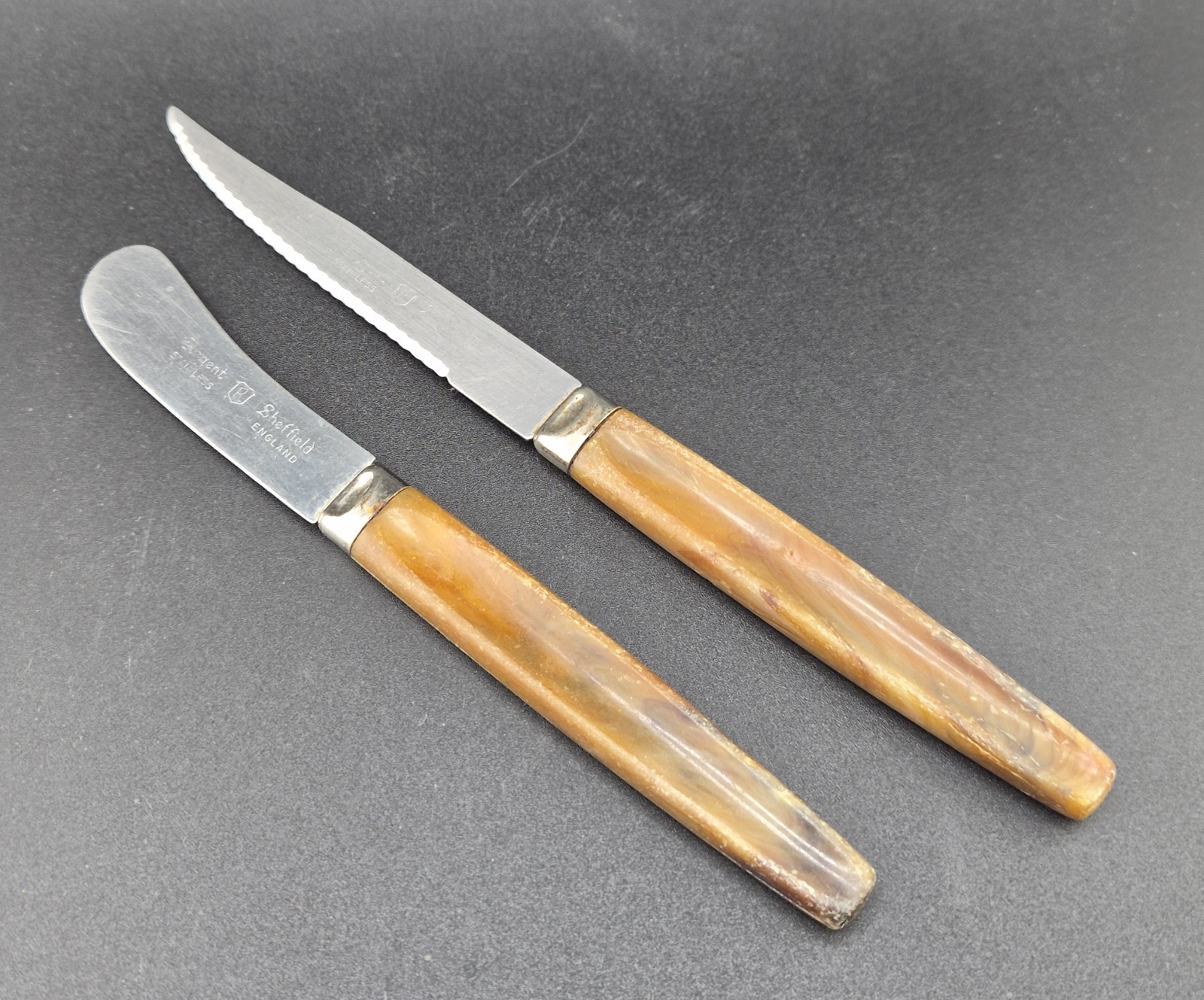 Vintage Regent Sheffield Knife & Spreader