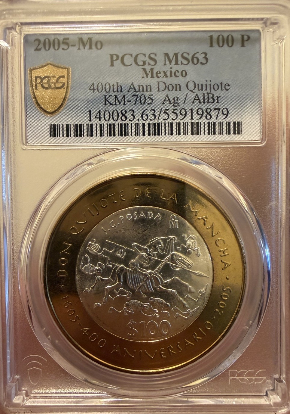 2005 Mo 400th Don Quijote MS63