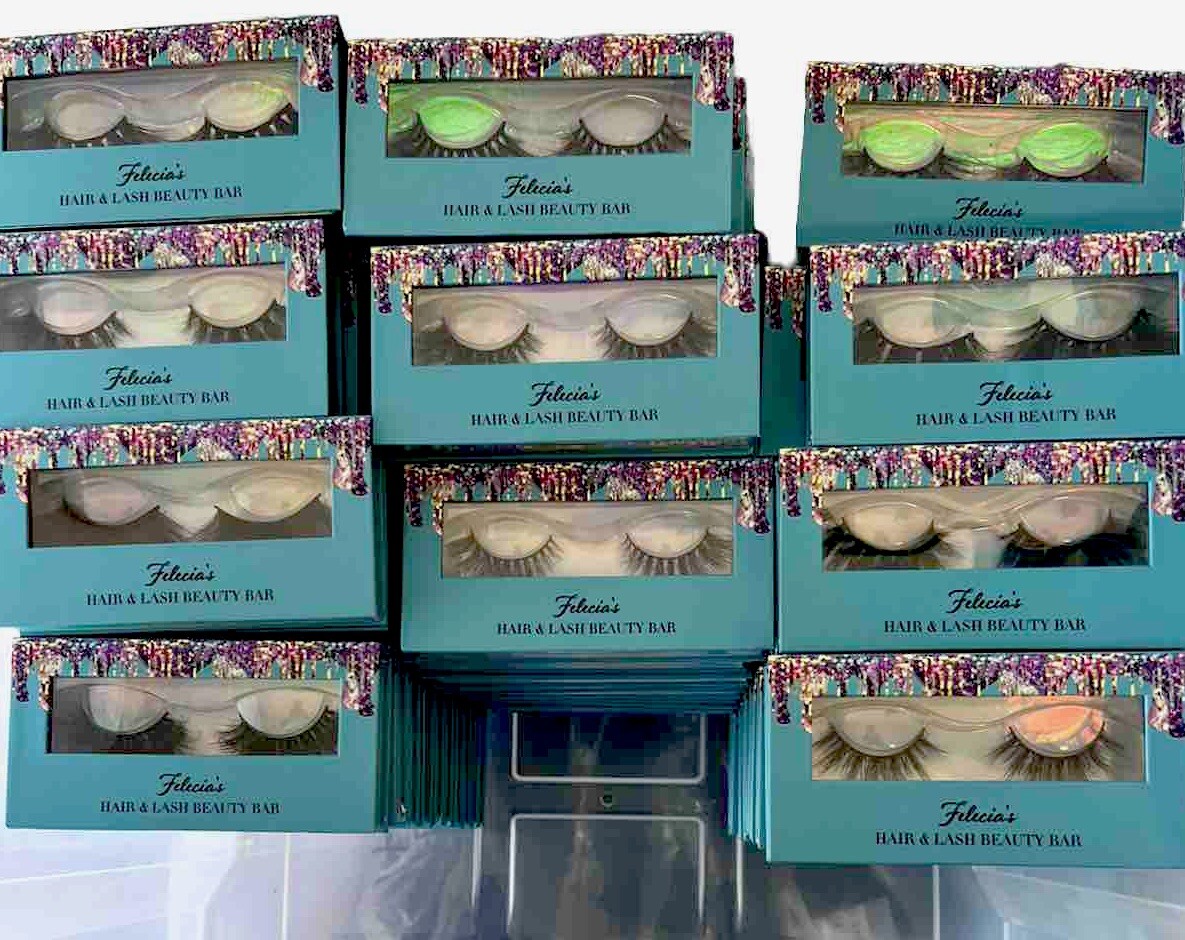 Mink Lashes fluffy false eyelashes, 18mm Dramatic look, Cat eye Apperance