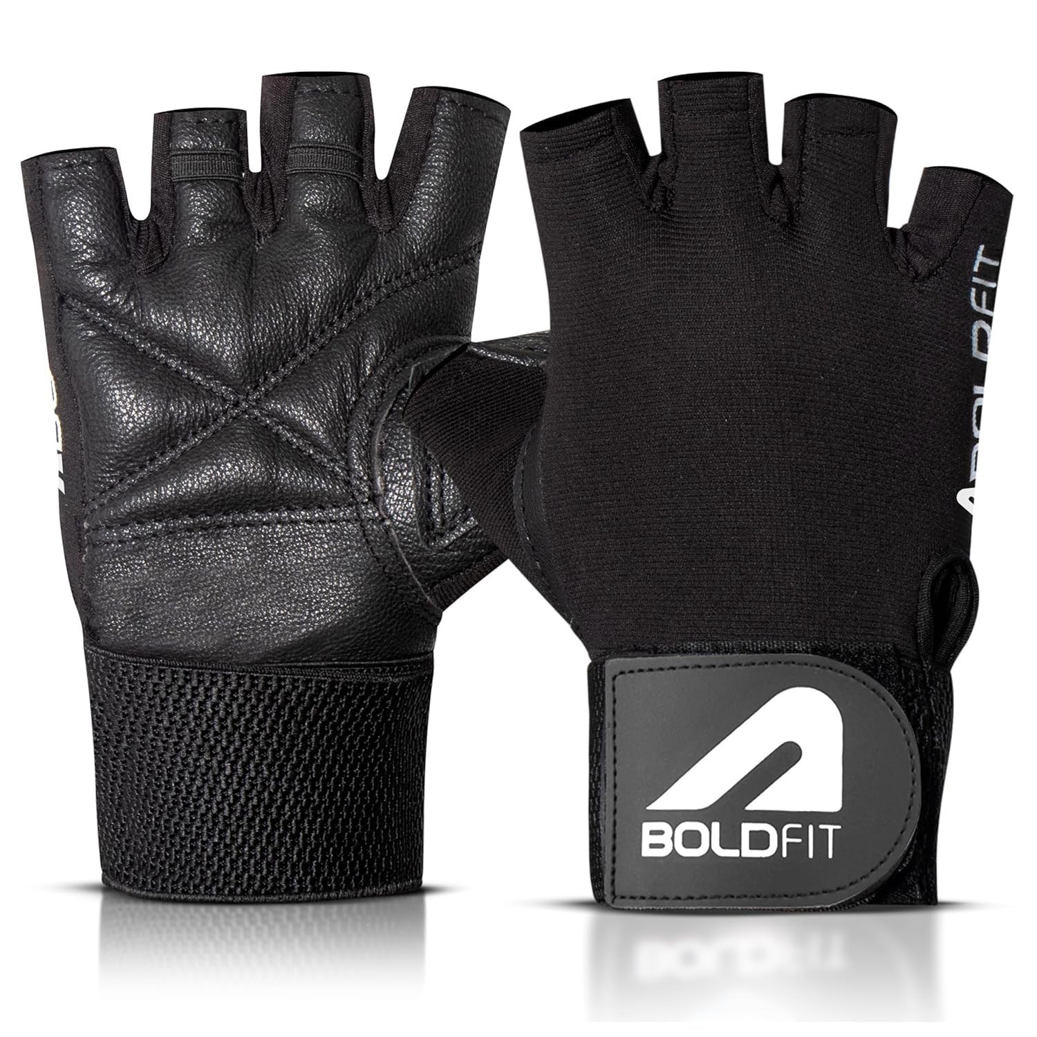 Boldfit Gym Gloves for Men & Women with Wrist Support Accessories for Weightl...