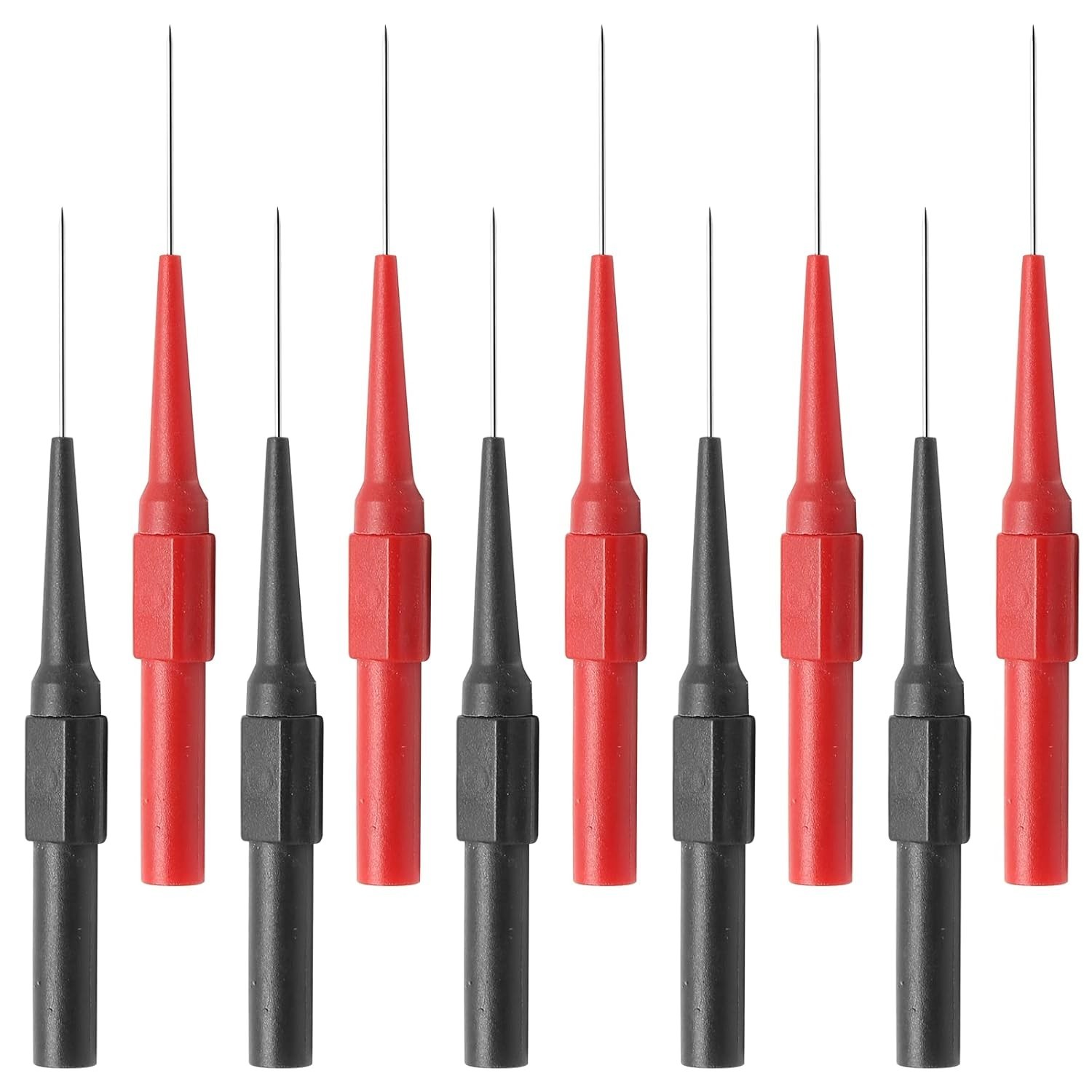10pcs 0.7mm Back Probe Pins, Electrical Needle Probes, Insulation Piercing Pin
