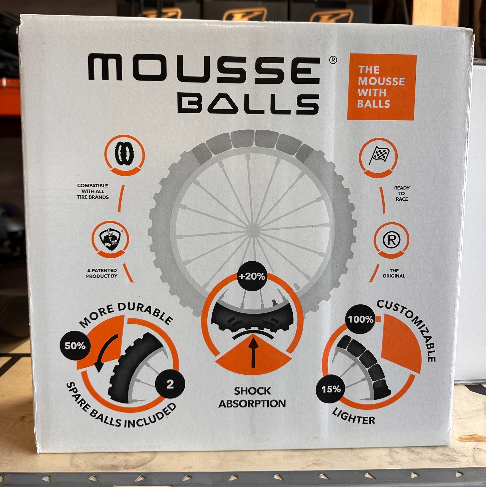 Mr Wolf Mousse Balls Front 70/100-19