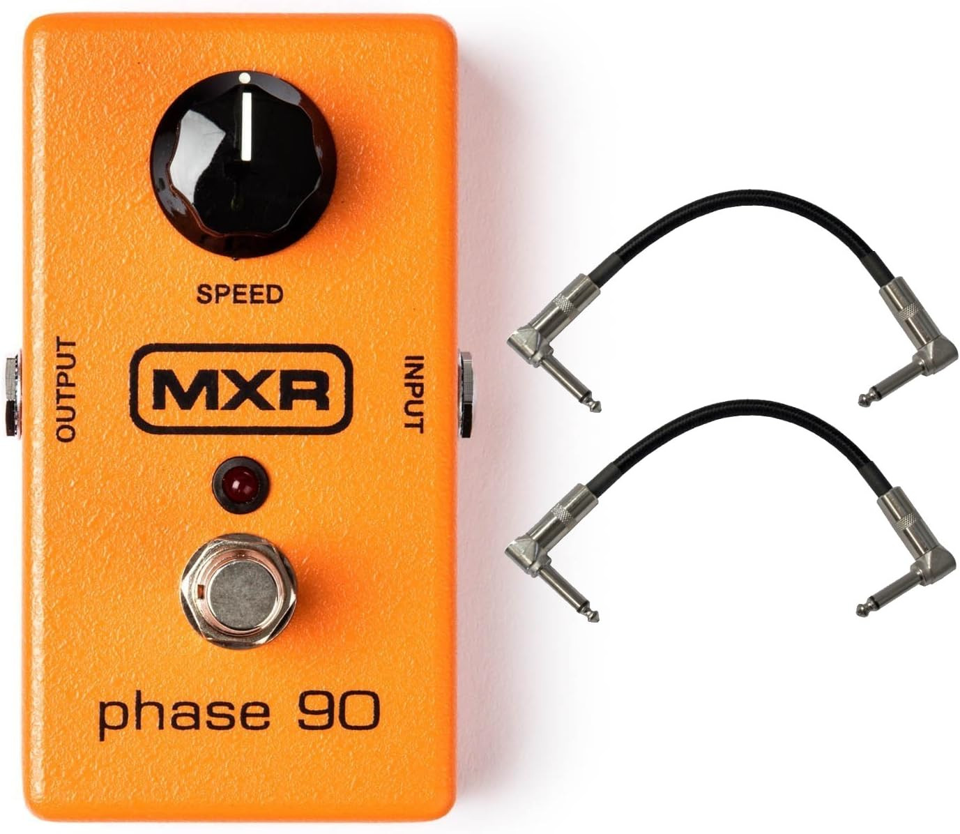New Dunlop M101 Phase 90 Phaser Effects Pedal Bundle with 6" Patch Cables