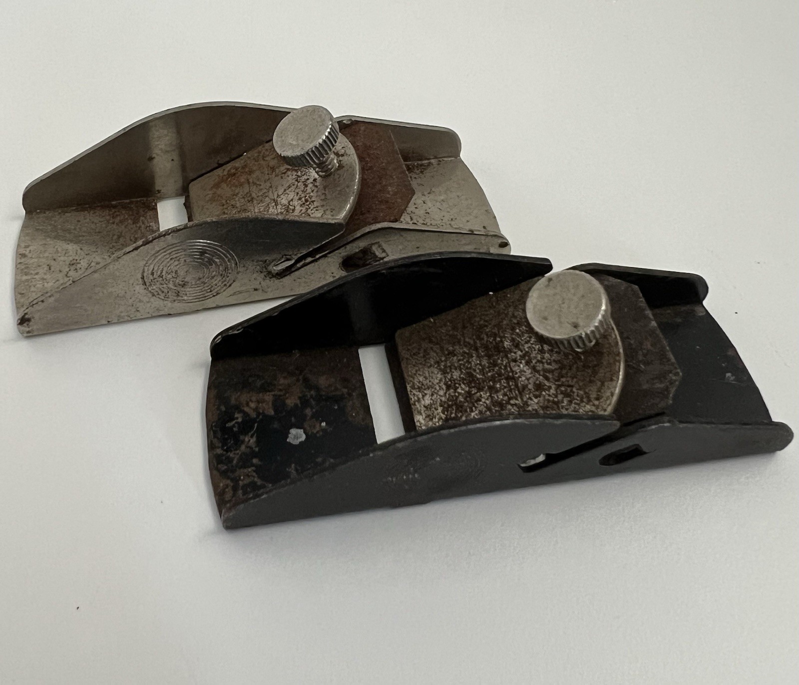 2 Vintage 3.5" Stanley Mini Block Planes,Parts 12-101,13-101A