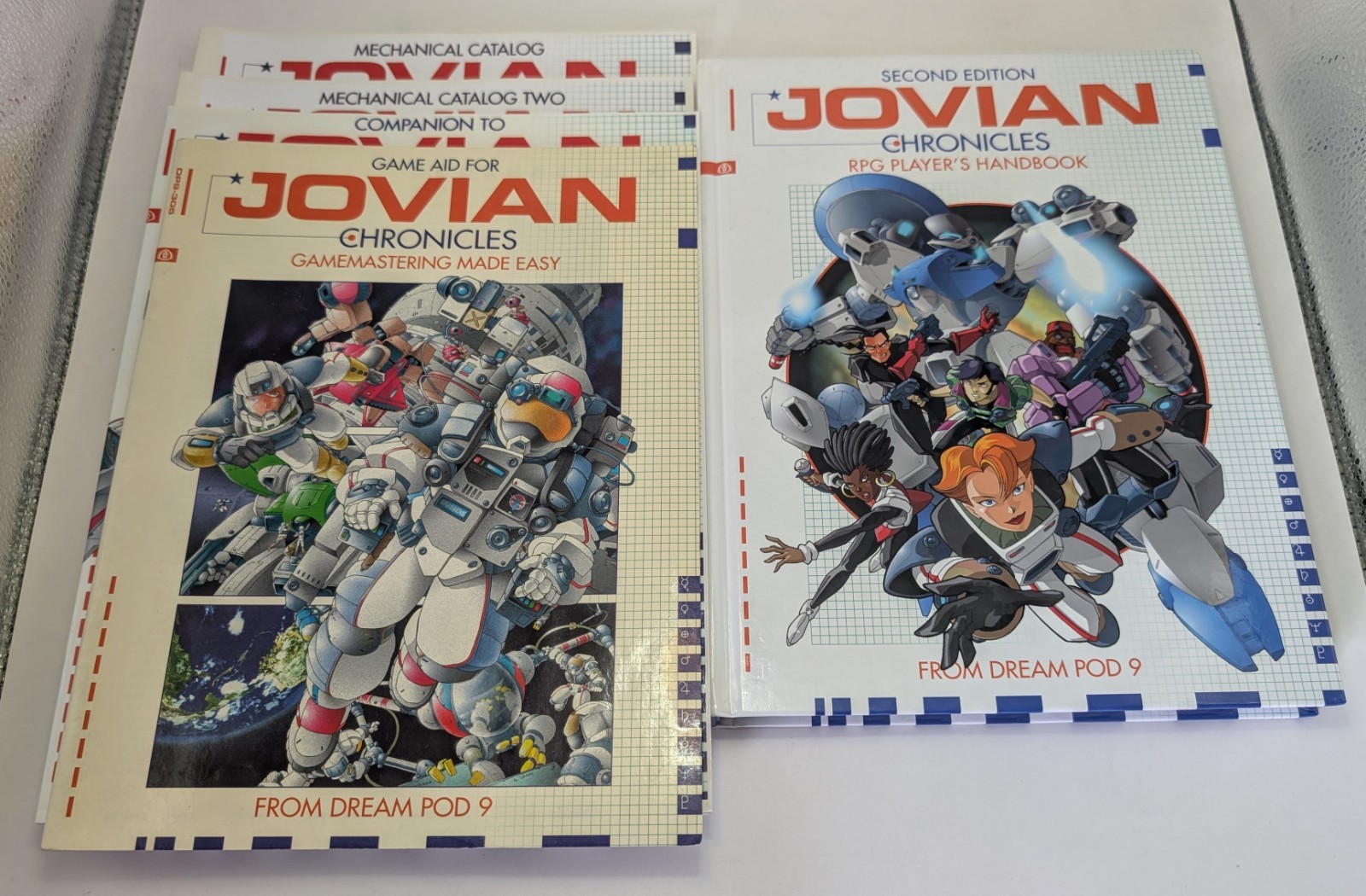 BUNDLE - Jovian Chronicles Core Rulebook + 4 Supplements (RPG Books)