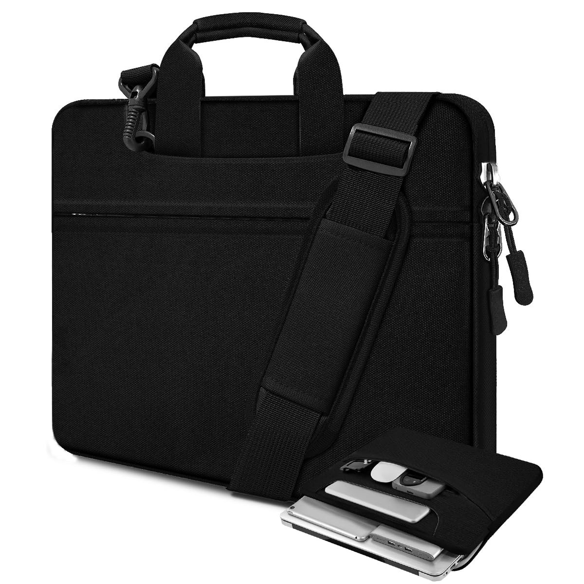 Universal Laptop Shoulder Bag 13 17 3 Inch Shockproof Briefcase with Multi Po