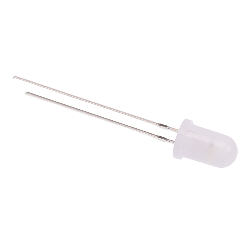 10 x White Flashing 5mm Diffused LED 1.8Hz 3000mcd