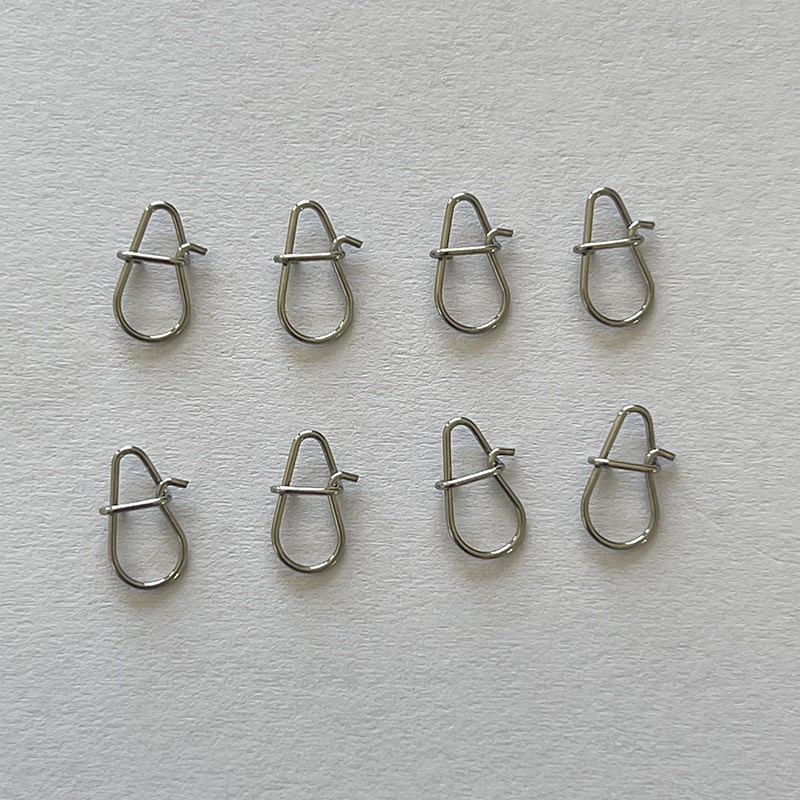 100pcs Fishing Snaps Duo-Lock Stainless Steel Quick Change Lure Connector
