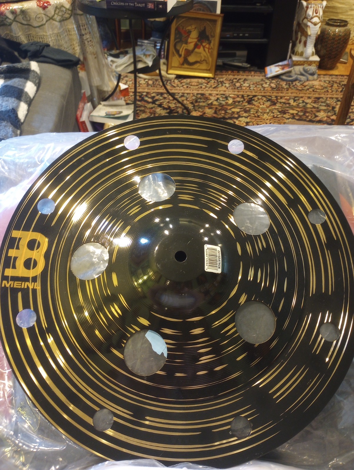 MEINL 16 INCH CUSTOMS CLASSIC DARK TRASH CHINA- NEW!