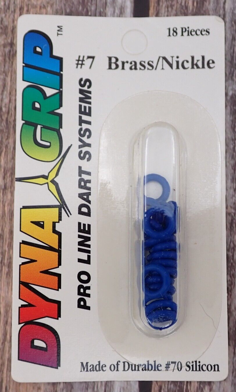 Dynagrip Pro Line Dart O-Rings #7 Washer Rubber Blue 18 Pieces