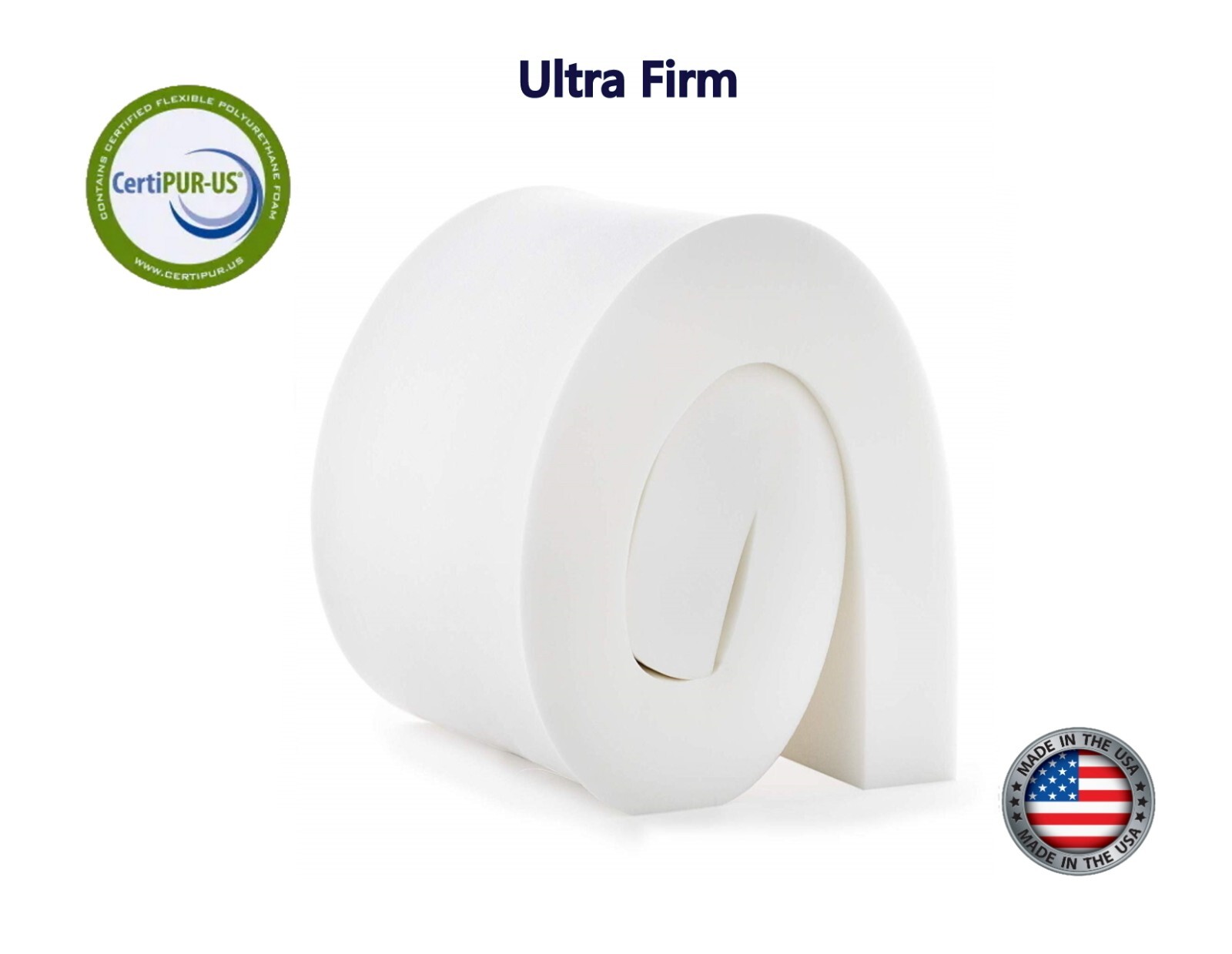 High Density Upholstery Foam (Ultra Firm) 5"x24"x80" 52ILD Foam Seat Cushions