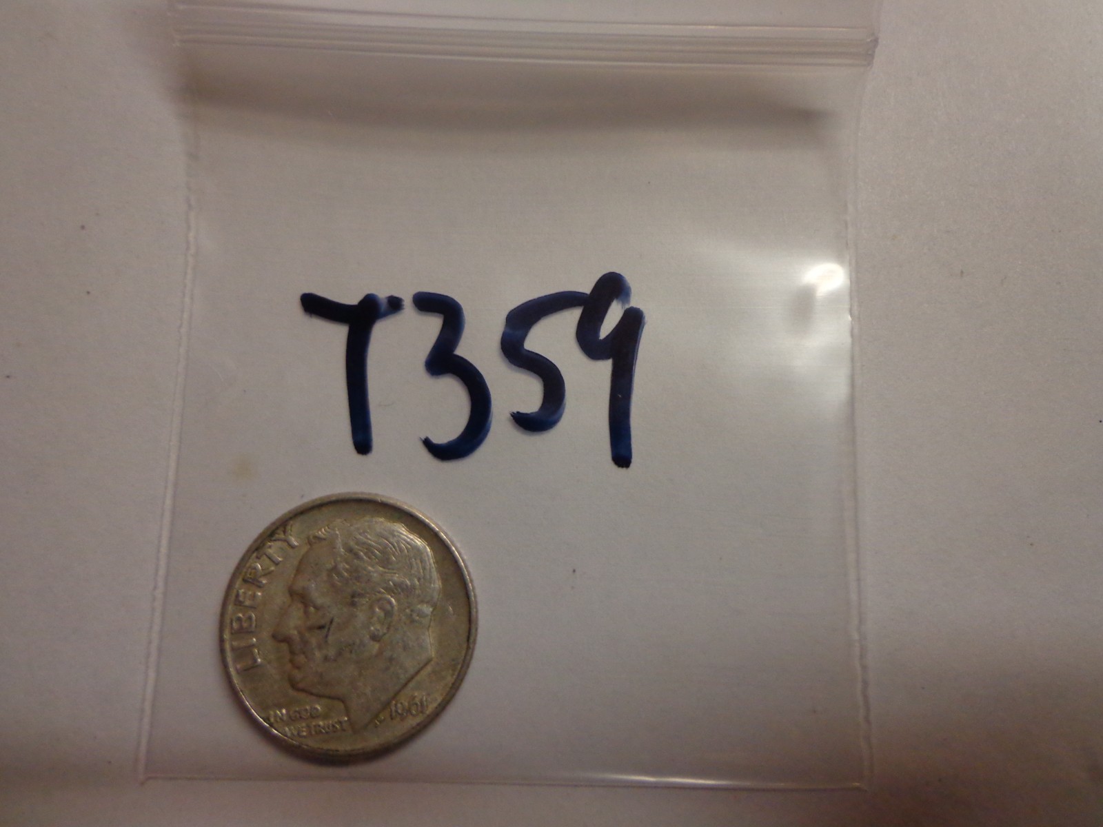 1961 D Roosevelt Dime 90% Silver