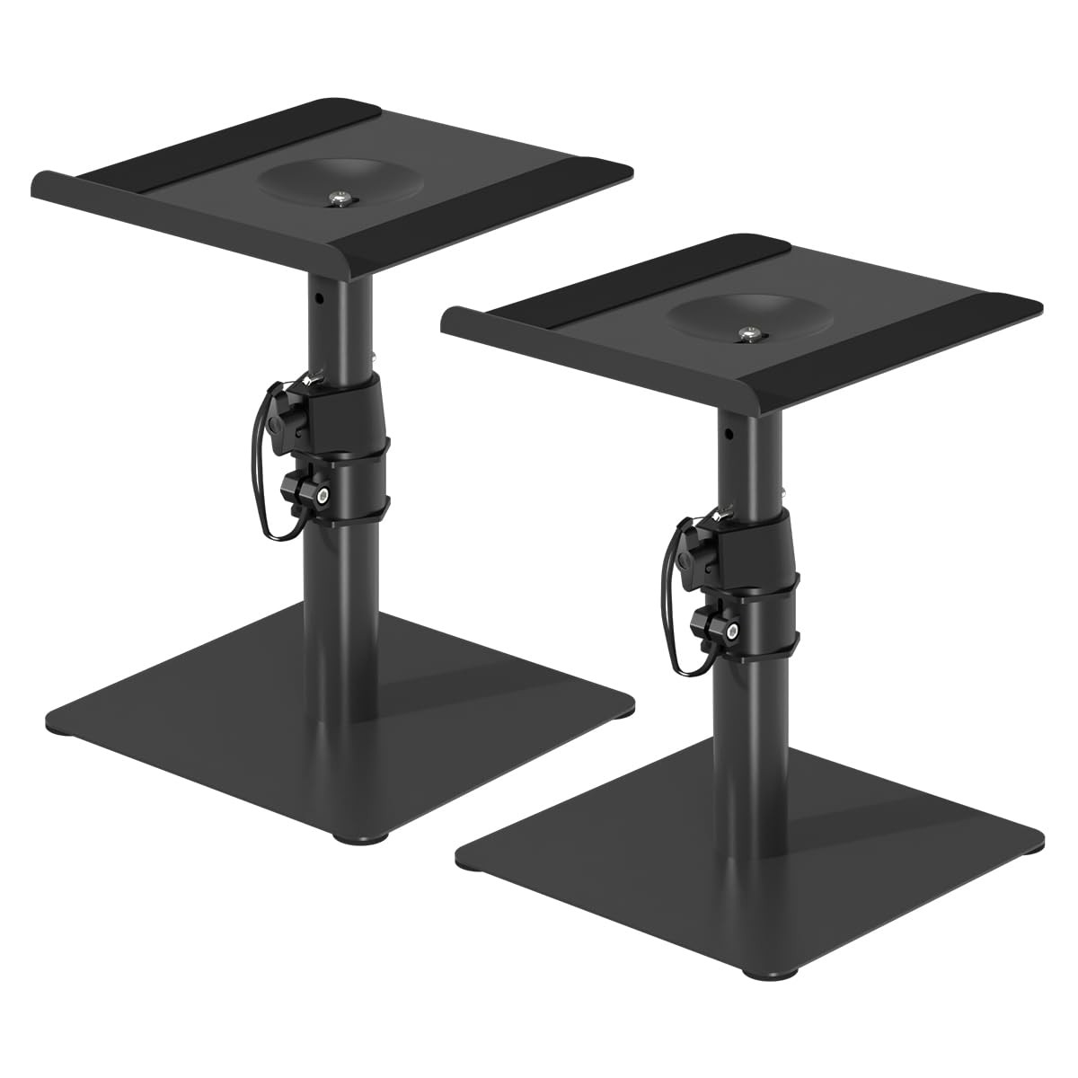 Suptek Free-Standing Speaker Stand Desktop Set, 9.6 x Free standing, Black