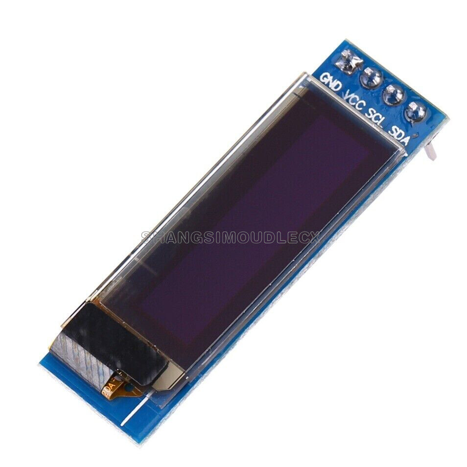 0.91'' 128x32 IIC I2C Blue OLED LCD Display DIY Module DC3.3V 5V For PIC Arduino