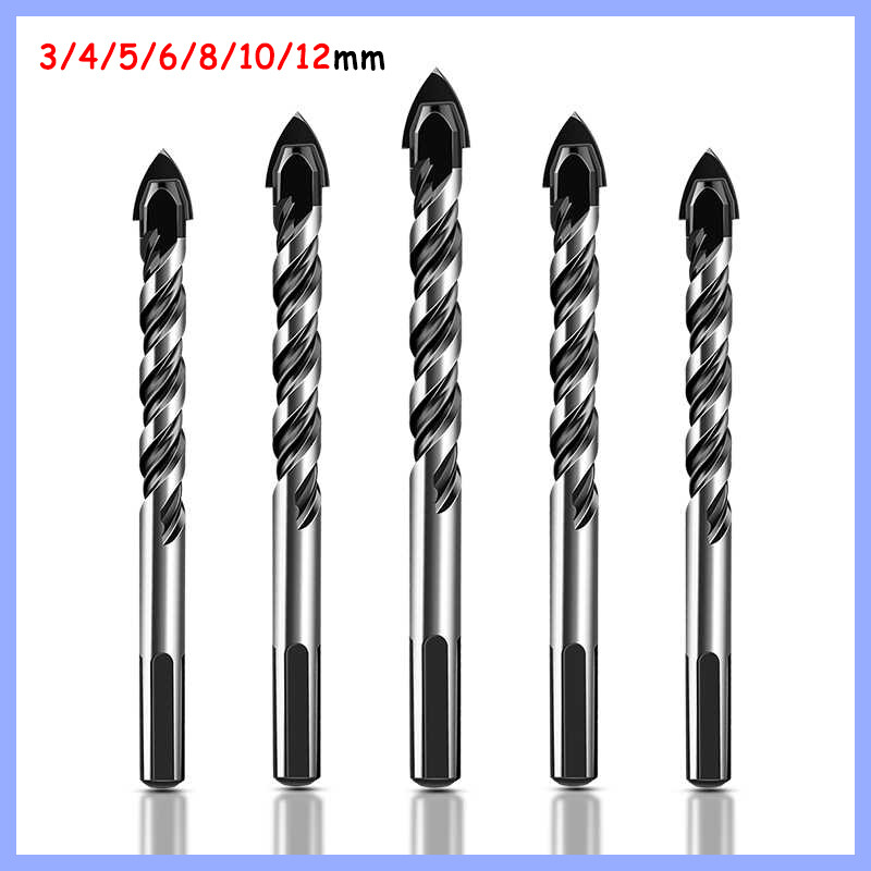Multi Material Tile Drill Bits TCT Carbide Tip For Ceramic Masonry Glass 3-12mm