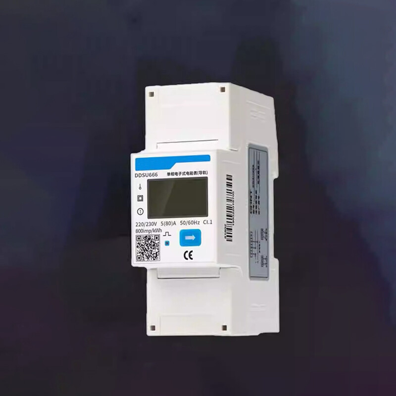 DDSU666-5 80A 220V Energy Monitoring Single Phase Meter with RS485 Interface