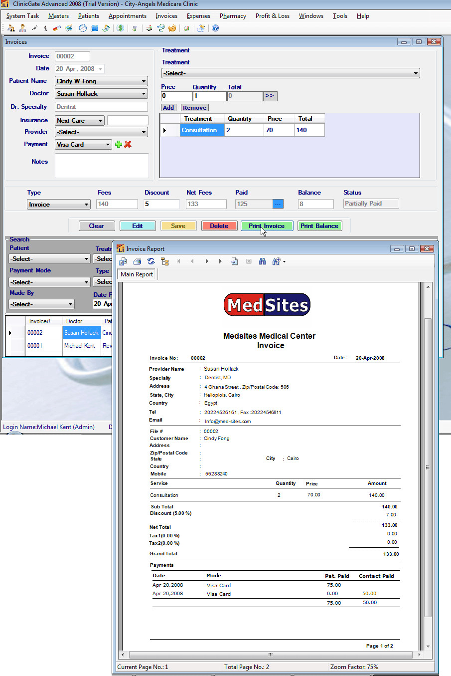 Medical Billing software - ClinicGate