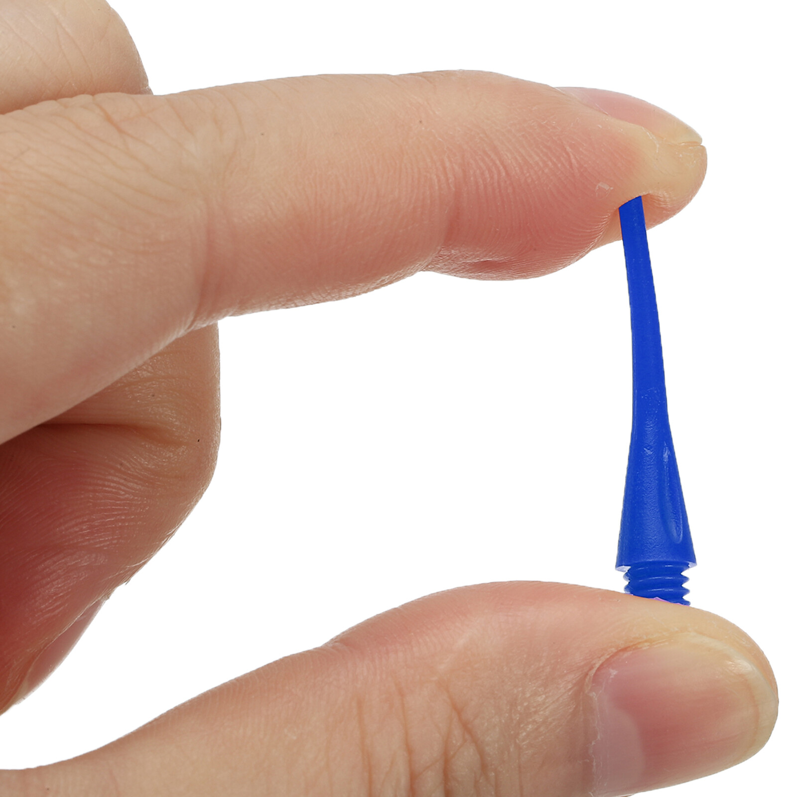 100Pcs 2BA Thread Plastic Soft Tip Dart Points Replacement Accessories, Blue