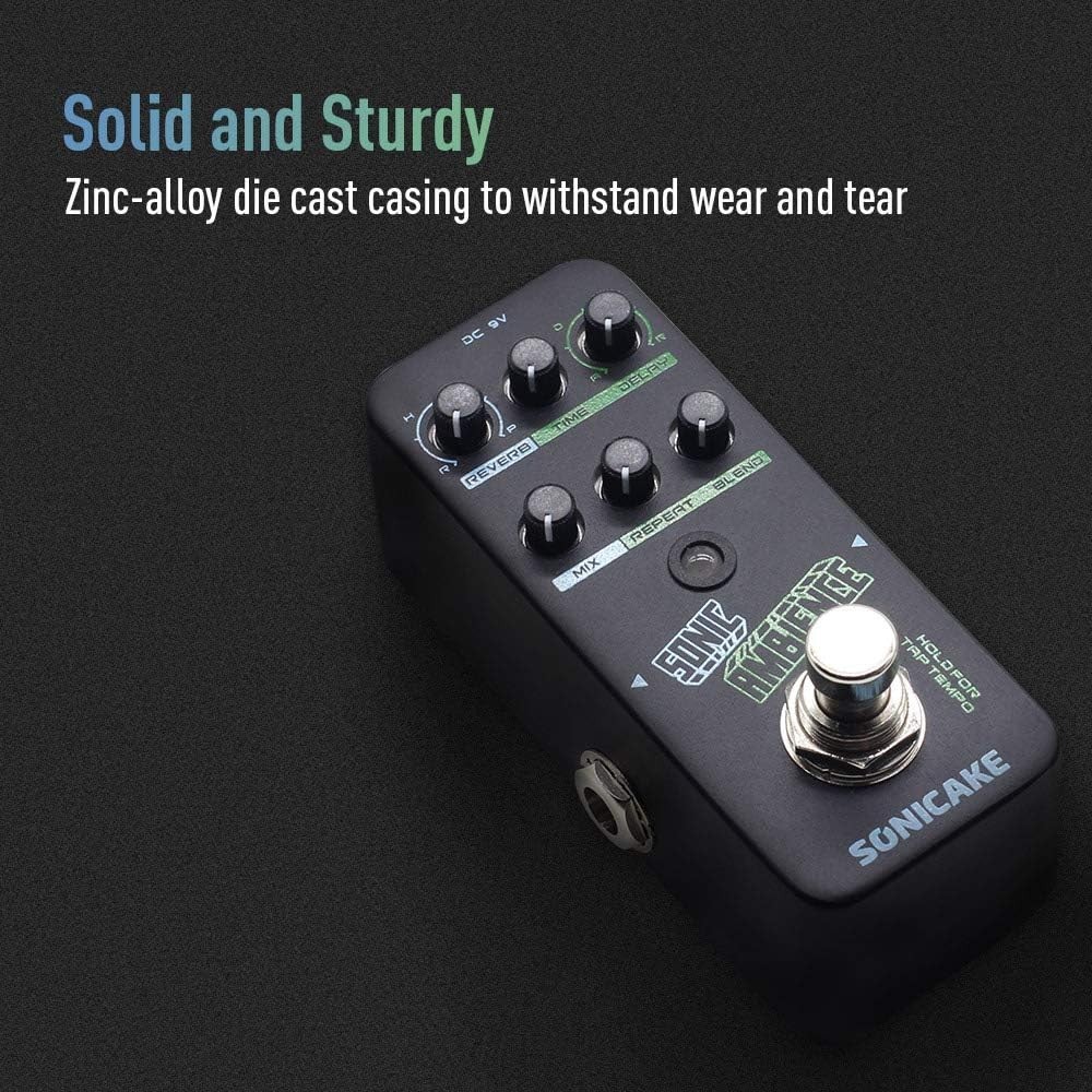 Delay Reverb Pedal - Pristine Sound Buffer Bypass Circuit