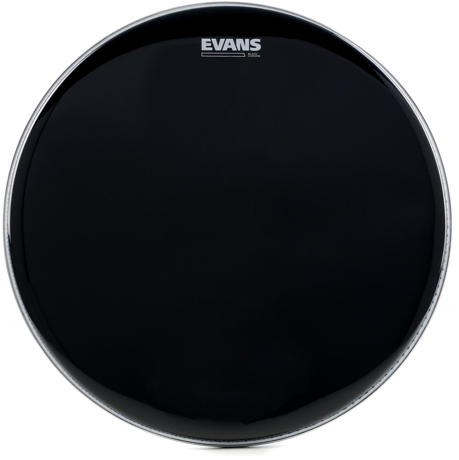 Evans Black Chrome Tom Batter Head - 18 inch (2-pack) Bundle