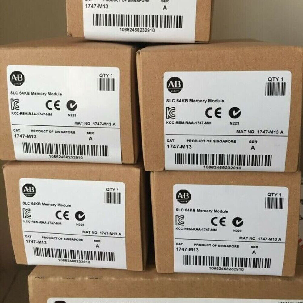 New Factory Sealed Allen Bradley 1747-M13 / A SLC 64KB Memory Module 1747M13  AB