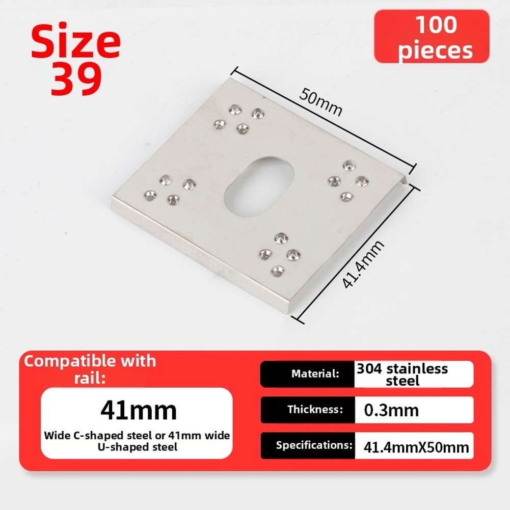 Stainless Steel PV Grounding Plate for Solar Panel Mounting Rail Bonding