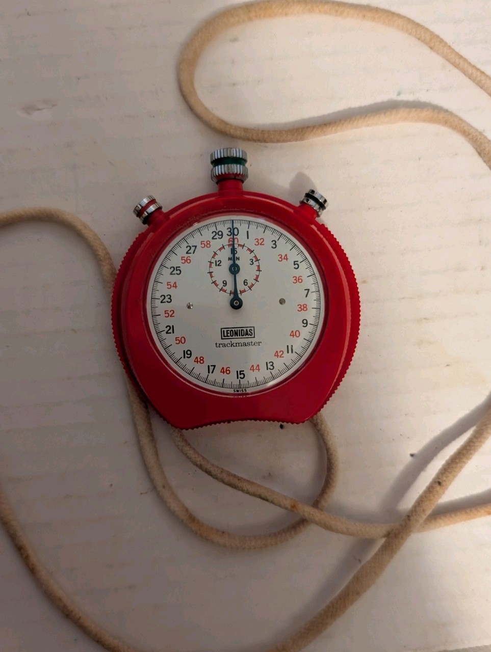 Westclox Stopwatch “Rally Red”, Excellent Condition , Vintage 1970s