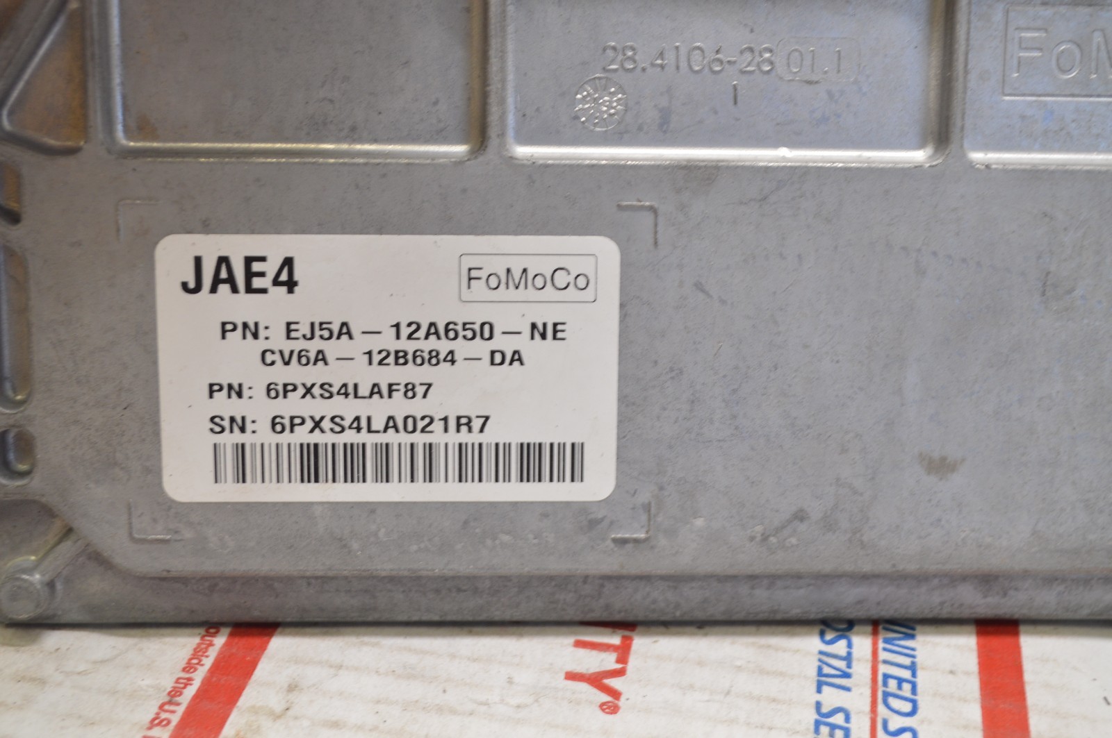 2014-2016 Ford Escape 2.5L EJ5A-12A650-NE Engine Control Module Unit Ecm F71 013