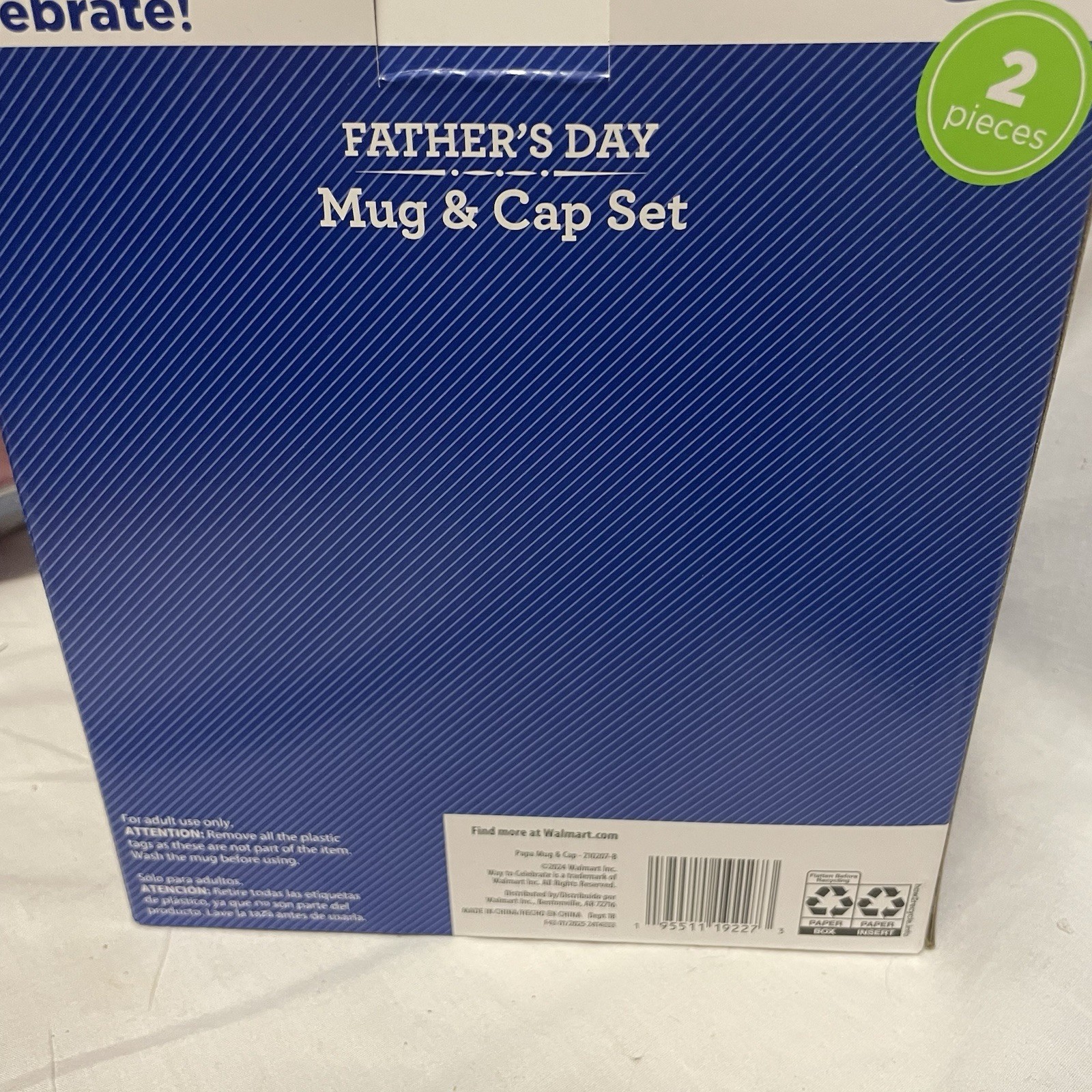 Fathers Day Papa Hat And Mug Set