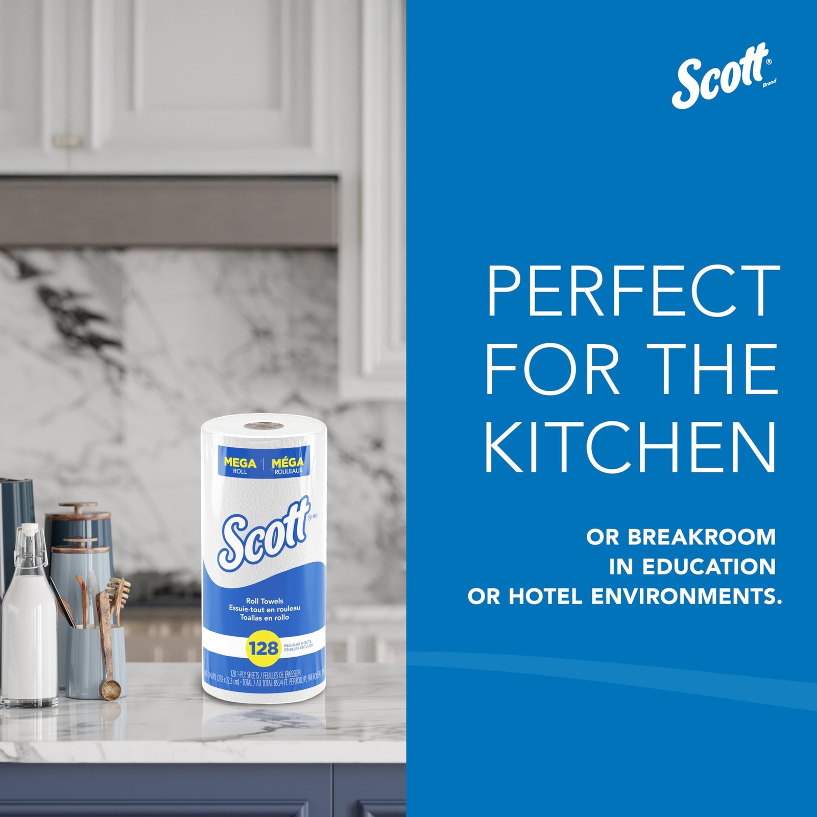 Scott Professional Kitchen Paper Towels, Bulk (41482), Fast-Drying Absorbency...
