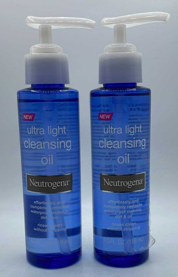 2PK Neutrogena Ultra Cleansing Oil ~4 FL OZ EACH ~ FAST SHIP ~ NEW